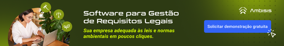 banner anunciando o Ambisis, um software para gestão de requisitos legais ambientais